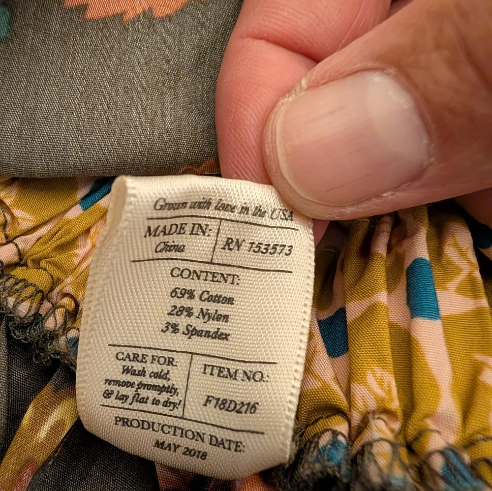 Wildflowers Sundress Girls Size 6 Brown Yellow Floral Fall Colors - Picture 4 of 11